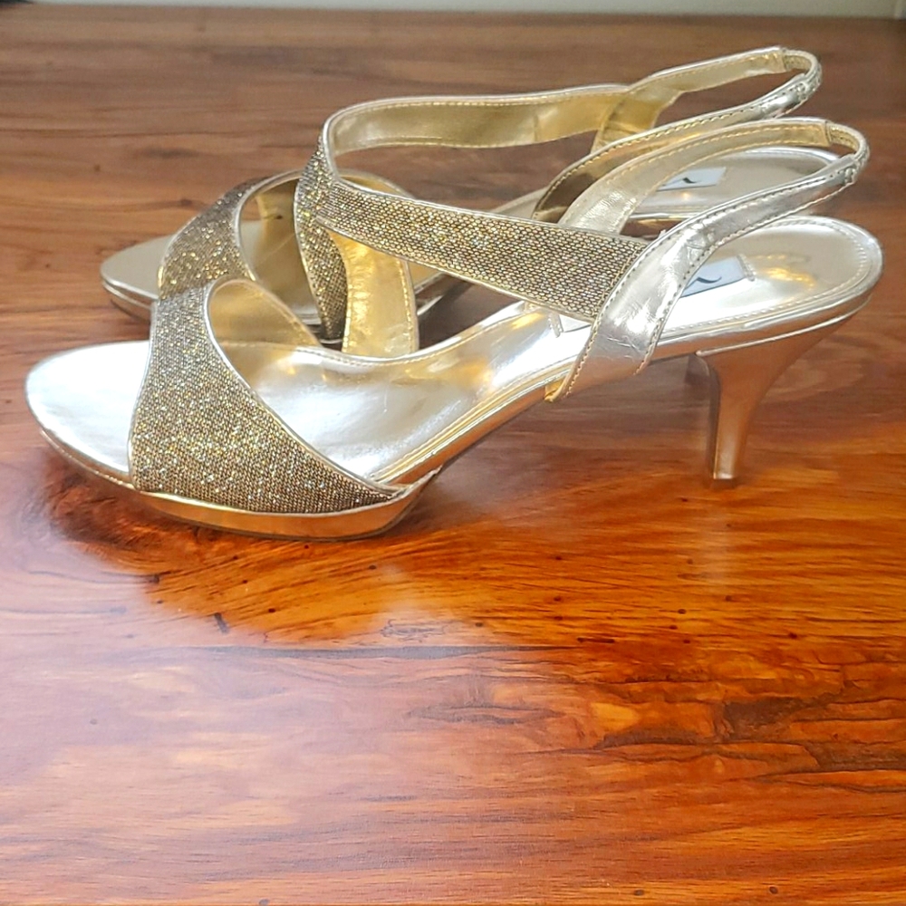 Nina Gold Heels